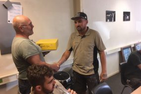 Ricky 10 jaar in dienst