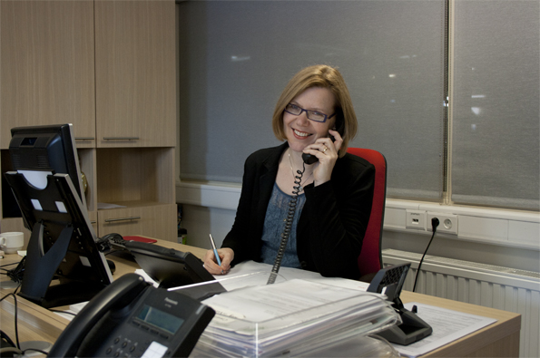Carla Versteden, secretaresse Carla Versteden