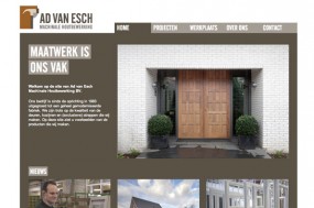 voorbeeld homepage nieuwe website