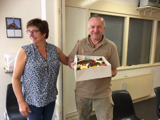 Martien 15 jaar in dienst
