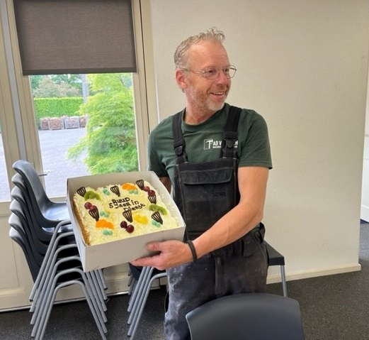 Ruud 5 jaar in dienst