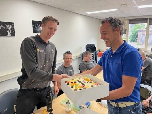 Luca 5 jaar in dienst