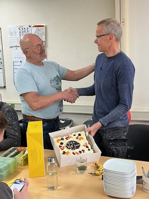 Gijs Kerkhof 40 jaar in dienst